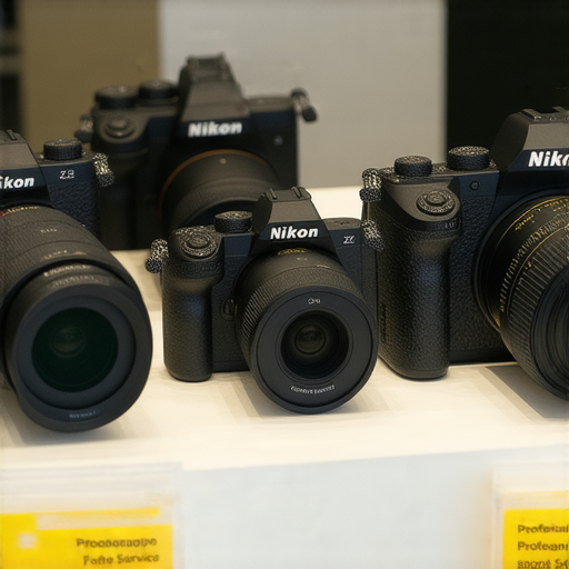 尼康Z FC和W300相機展示，突顯全方位攝影體驗，專業服務介紹，吸引攝影愛好者探索最新相機系列，了解功能特點，提升攝影技術。