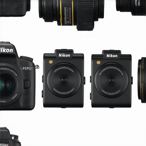 尼康數位相機系列介紹圖，展示ZFC到W300的各款相機，強調不同型號的設計、功能與適用場景，提供攝影愛好者完美選擇的參考，包含廣角、夜拍及防水功能等特色。