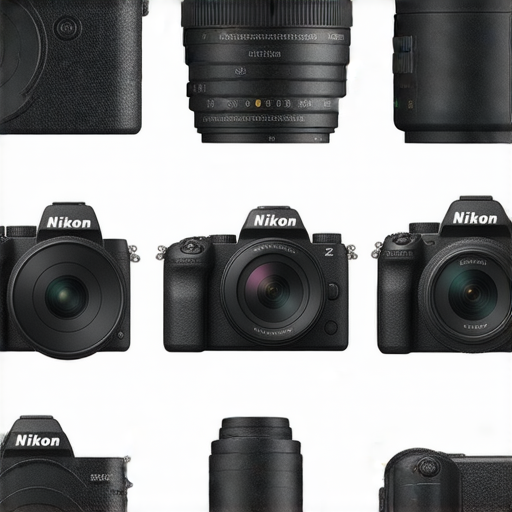 尼康Z FC相機展示經典設計，搭配現代性能；尼康W300防水相機適合戶外使用，具備強大防護。圖片還包含其他尼康熱門型號，展現不同攝影風格與功能。