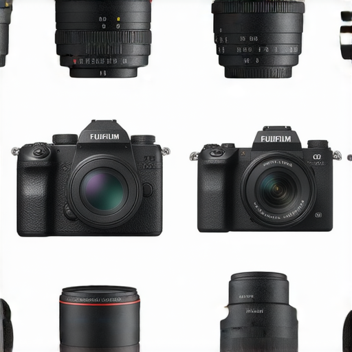 發掘2024最佳Fujifilm相機及配件的專業推薦圖示，展示高品質相機、鏡頭及相關配件，適合攝影愛好者提升拍攝效果，探索最新科技與功能。