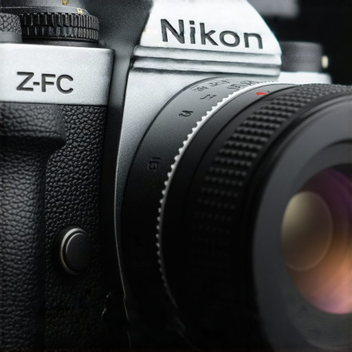 Nikon Z FC攝影機特寫，展示其復古設計與現代技術，專業攝影服務提供完美拍攝體驗，助你創作無與倫比的攝影作品。