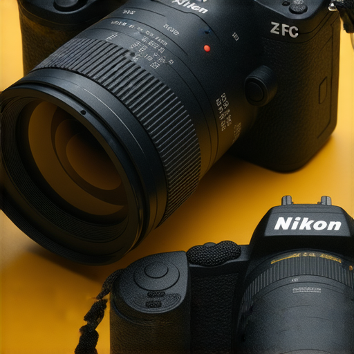 Nikon相機系列展示，包括Z FC和W300，展現專業攝影的無限可能，機身細節與功能特色清晰呈現，激發攝影愛好者的創意靈感。