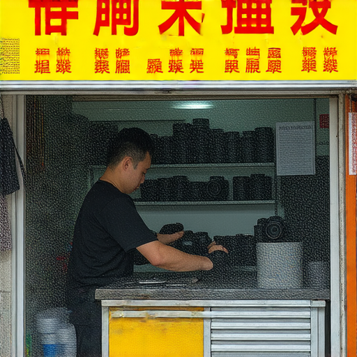 香港相機維修中心推薦與價錢指南深水埗旺角尖沙咀維修資訊的圖片，展示不同維修中心的專業技術與服務。圖中包含相機維修工具與維修人員正在修理相機，突顯維修服務質量。