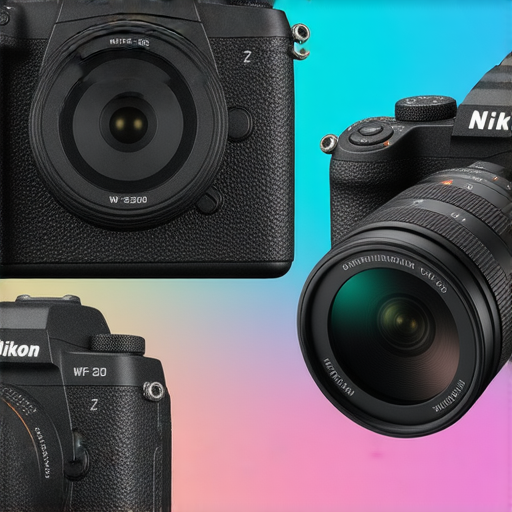 Nikon Z fc與W300熱門相機展示，強調專業攝影服務，捕捉攝影新風潮，適合創作者和攝影愛好者，豐富的影像體驗與操作設計。