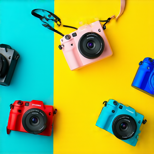 Fujifilm相機推薦圖，展示多款即影即有的入門型號，色彩鮮豔，操作簡易，適合新手攝影愛好者捕捉美好瞬間，探索攝影世界的理想選擇。
