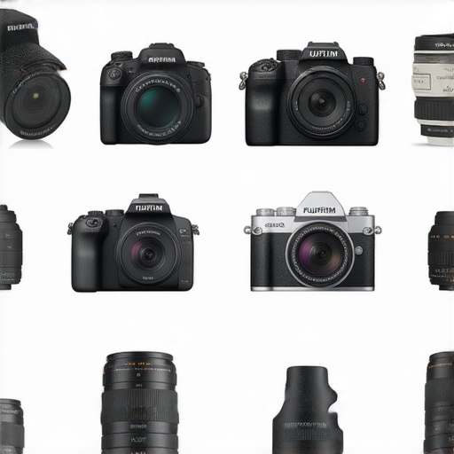 Fujifilm相機推薦圖片，展示多款鏡頭、即棄相機及線上購物指南，幫助攝影愛好者選擇合適的設備及購買方法，突出Fujifilm品牌特色與產品多樣性。