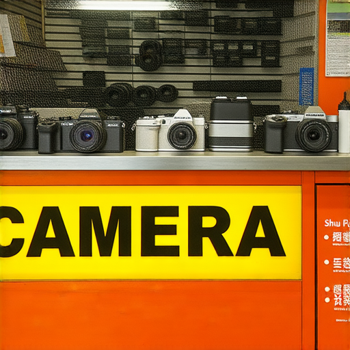專業相機維修店招牌位於深水埗與旺角，展示多款相機配件與維修服務，顯示店內專業工具與技術人員，適合攝影愛好者尋找最佳維修選擇及價格資訊。