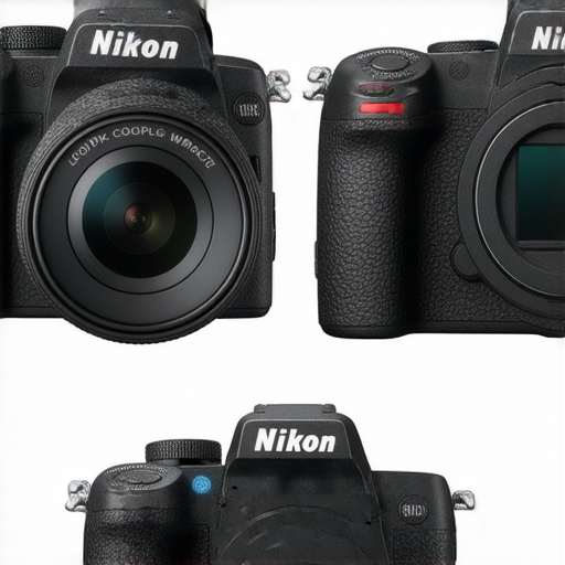 尼康Z FC相機與Coolpix W300產品展示，展現各系列獨特設計與功能，強調尼康相機系列的多樣性和攝影效果，適合專業攝影師及愛好者使用。