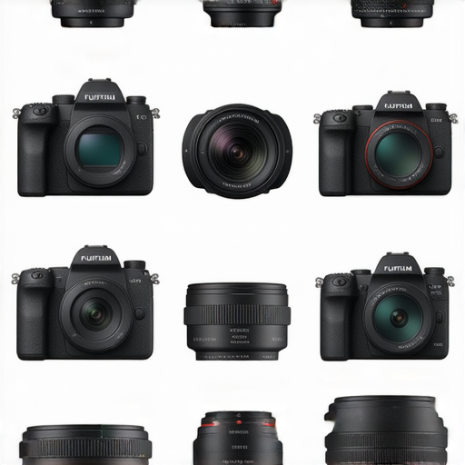 Fujifilm相機與鏡頭推薦展示2024年即棄相機用法與在線購物指南，強調相機的高性能與便捷功能，適合攝影愛好者與專業人士使用，展示多款相機型號與鏡頭選擇。