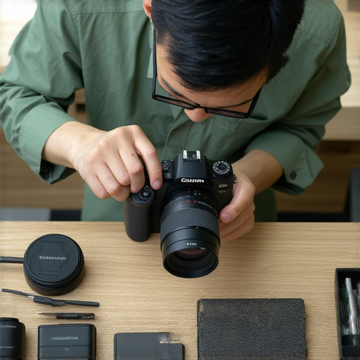 深水埗旺角相機維修專家，展示專業服務與優惠價格，技術人員正在檢查相機，恢復攝影樂趣，滿足攝影愛好者需求，提升拍攝體驗。