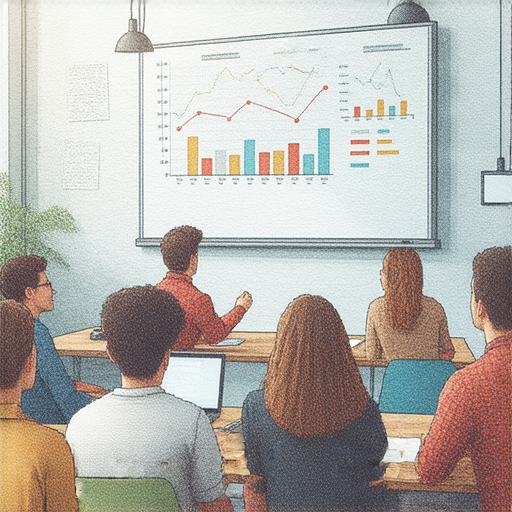 提升職場競爭力的商業英語課程與商務英語課程介紹，展示學員在課堂上積極學習與交流，強調實用商業英語技能的重要性，幫助提升職場競爭力與職業發展。