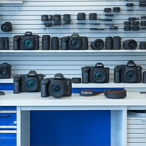 深水埗與旺角相機維修中心提供專業的SONY和CANON相機維修服務，展示維修工作環境及技術人員，幫助客戶了解超值維修方案，提升相機性能。