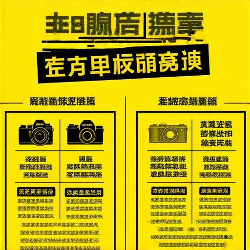 相機維修店招牌，位於深水埗與旺角的專業維修服務，展示合理價格的信息，吸引顧客了解相機維修選擇。