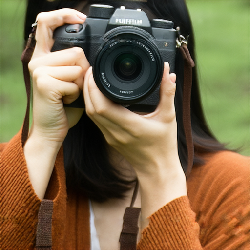 Fujifilm相機在自然光下捕捉美麗瞬間，展現其即影即有的魅力，適合攝影愛好者使用，記錄每一個珍貴的生活瞬間。