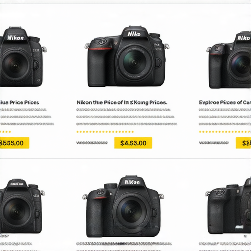 探索香港Nikon相機的超值價格，展示不同型號與價格資訊，說明水貨與保養服務，幫助攝影愛好者實現攝影夢想，提供優惠選擇與詳細介紹。