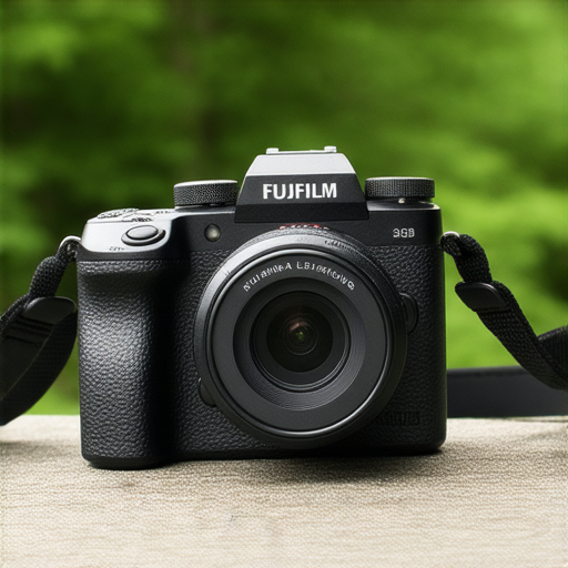 Fujifilm相機展示在戶外，吸引攝影愛好者探索瞬間捕捉的魅力，專業服務提供獨特體驗，讓每位用戶都能享受攝影樂趣與創意表達。