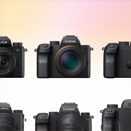 Fujifilm相機系列展示，包括不同型號及配備的鏡頭，適合攝影愛好者的購物指南與推薦，強調其卓越的拍攝性能及創意選擇。