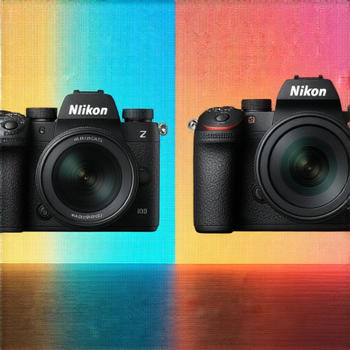 Nikon Z fc和W300熱賣相機展示，強調其卓越性能和攝影新境界，吸引潛在顧客了解專業服務。