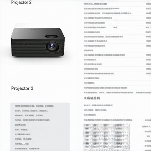小米投影機2與3的比較圖，展示家用投影機的規格和特點，幫助用戶選擇合適的迷你投影機，適合家庭娛樂和觀影需求。