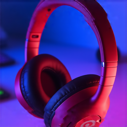 Beats耳機展示，彰顯其時尚設計與高品質音效，吸引音樂愛好者，代表全新聆聽體驗，突顯為首選的原因，色彩鮮明，適合各種音樂風格。