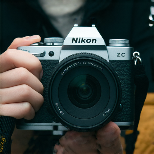 Nikon Z FC數位相機展示，專業攝影師使用其復古設計與先進功能，捕捉精彩瞬間，吸引眾人關注與使用的熱潮。