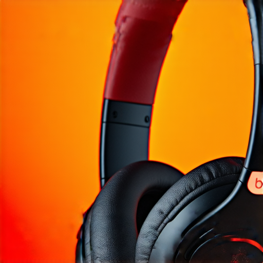 Beats耳機展現出色音質與時尚設計，吸引音樂愛好者的目光，突出耳機的色彩與細節，展現其優雅的外觀與卓越的聲音表現。