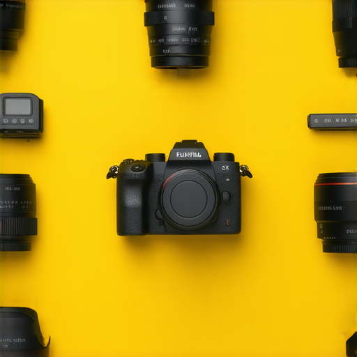 2024年最佳Fujifilm相機與鏡頭搭配的探索，專業攝影服務為您量身打造攝影夢，顯示出精美相機與鏡頭的細節與創意使用方式。