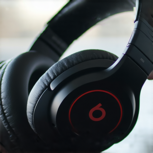 Beats耳機型號特寫，強調其設計與音質，展現專業科技背後的秘密，鼓勵用戶立即體驗高品質音樂享受，突顯音效與舒適度。