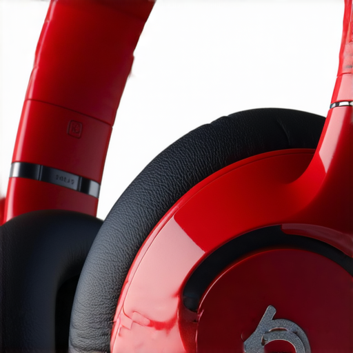 探索Beats耳機的卓越音質與時尚設計，耳機特寫展示其流線型外觀與精美工藝，展現現代科技與音樂的完美結合，為音樂愛好者提供無與倫比的聽覺享受。