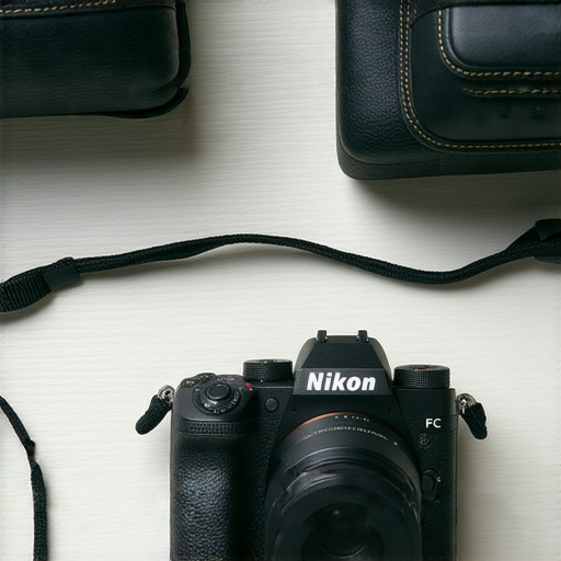 Nikon Z FC相機展示在室內，背景為攝影設備和自然光，強調專業攝影的未來潛力，吸引攝影愛好者探索新境界，提高拍攝技術和創意。