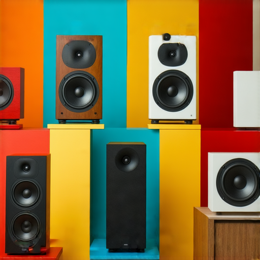 選擇合適音響箱提升音樂享受與聆聽體驗的圖片，展示不同類型音響箱的設計與功能，強調其對音質的影響，讓用戶了解如何挑選最適合的音響設備。