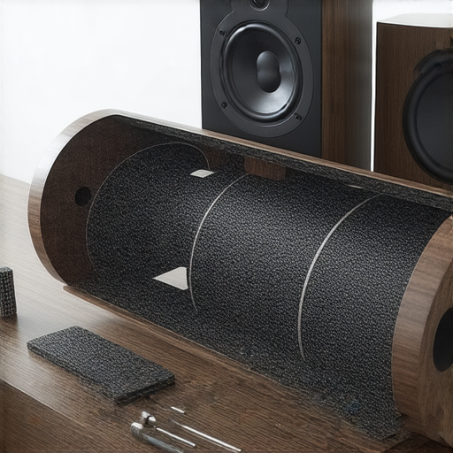 專業音響箱的內部結構展示，技術人員正在進行升級作業，為音樂愛好者提供高品質音樂體驗，探索音響箱的秘密和專業服務，讓你的音樂享受更上一層樓。