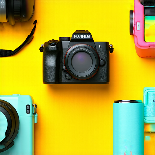 解鎖Fujifilm相機的魔力，展示攝影愛好者使用專業攝影服務，探索各種相機推薦，開始精彩攝影之旅的場景，強調即影即有的魅力。