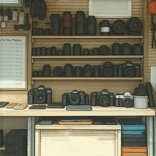 深水埗及旺角專業相機維修服務資訊，展示維修店面與工具，提供維修價錢及服務推薦，適合攝影愛好者尋找可靠維修選擇。