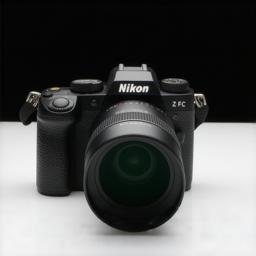 尼康Z FC相機展示，背景為攝影工作室環境，專業攝影師正在操作，強調其無限可能性和創意，吸引潛在客戶了解專業攝影服務。