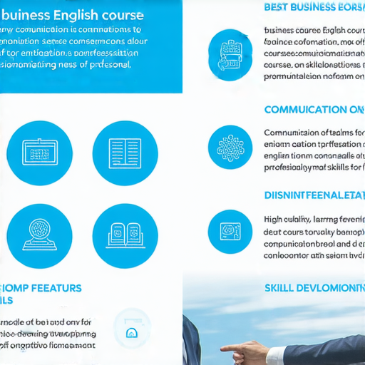 提升商業英語能力的最佳商務英語課程推薦圖示，展示不同課程的特色及學習方法，幫助職場人士提高英語溝通技巧，增強競爭力。