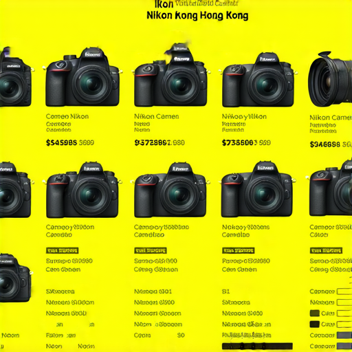香港Nikon相機及鏡頭選購技巧一覽，展示Nikon相機型號及各類鏡頭，提供價格比較，幫助消費者選擇適合的相機設備。