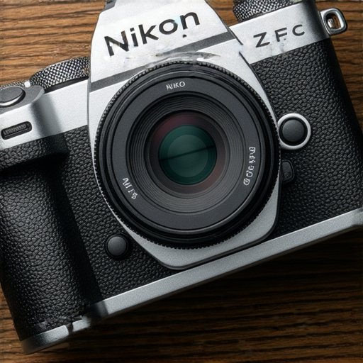 Nikon Z FC相機展示了復古設計與現代技術的結合，象徵著Nikon Z系列的創新與風格，適合攝影愛好者探索創意拍攝的魅力。