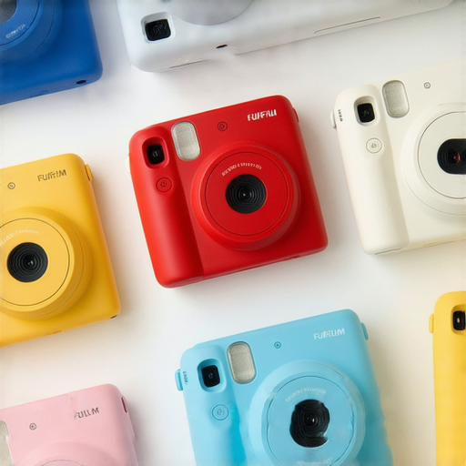 Fujifilm相機系列即影即有特寫圖，展示各款相機功能與設計，適合新手入門拍攝，Highlight即拍即得的魅力，讓用戶了解不同型號的特色與使用建議。