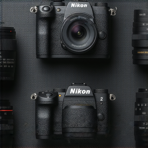 尼康Z FC相機特寫，展現復古設計和專業功能，搭配多種鏡頭和配件，適合攝影愛好者探索創意攝影，提升拍攝體驗。