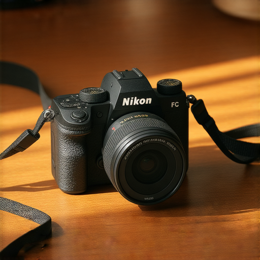 尼康Z fc相機在攝影主題環境中展示，突出其復古設計與現代技術結合，吸引攝影愛好者探索攝影新境界，了解我們的專業服務。