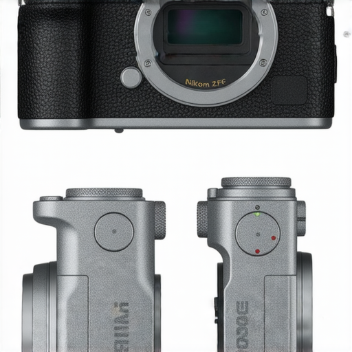 Nikon Z FC與最新Nikon Z相機並排展示，強調其復古設計與現代科技的結合，突出相機的特色與魅力，展示各種拍攝模式與功能。