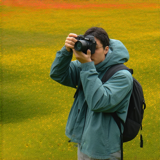 尼康 Z FC 相機搭配 W300 系列，展示最新攝影技巧，攝影師正在戶外捕捉創意畫面，背景為自然風景，鼓勵熱愛攝影的人們啟程探索創意之旅。