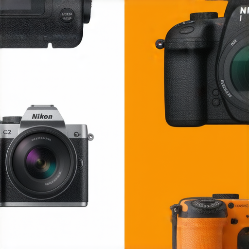 Nikon Z FC與Coolpix W300對比圖，展示兩款相機在捕捉精彩瞬間的性能與設計，適合攝影愛好者選擇適合的相機。