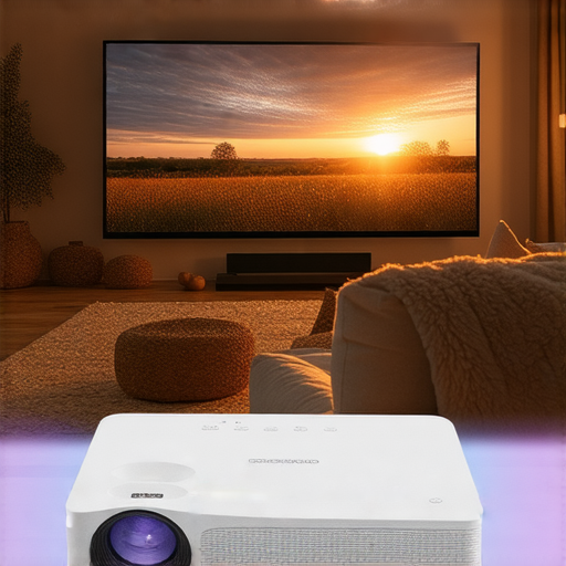 家用投影機展示，展示2023年最佳選擇，提升家庭影院體驗，畫面清晰，色彩鮮豔，適合各種室內環境，讓你的家變成私人影院的理想選擇。