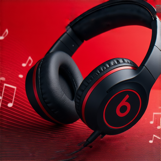 探索 Beats 頭戴耳機的音質魅力，展示耳機近照與音樂氛圍，強調專業音質服務的感受，體現高品質音樂享受。