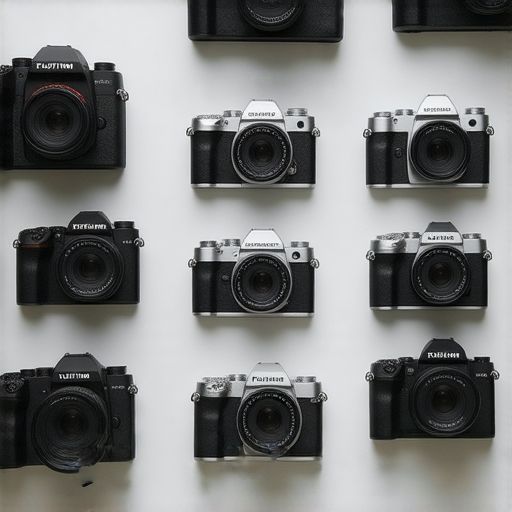 Fujifilm相機展示各型號選擇，讓即影即有的魔力立即捕捉人生精彩瞬間，展現攝影愛好者的完美工具與創作靈感。