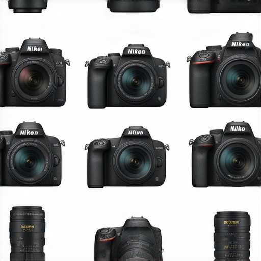 Nikon相機及鏡頭展示，圖中包含多款熱門型號及價格標籤，揭示香港購買秘訣，助你找到最優惠選擇，捕捉精彩瞬間的最佳工具。