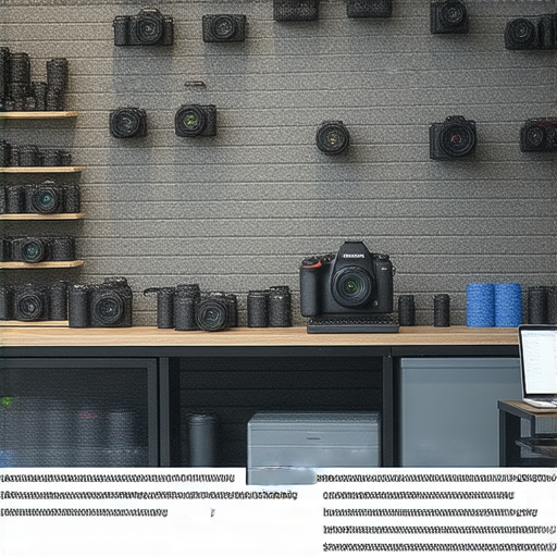 相機維修全指南，展示深水埗、旺角及香港推薦店鋪的外觀與內部，專業技術人員進行相機維修，提供高質量服務與零件，幫助攝影愛好者恢復設備功能。