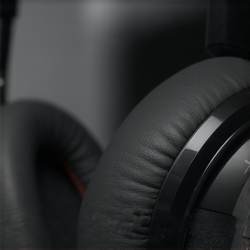 Beats耳機特寫，展示其精緻的設計與高品質音質，背景模糊強調耳機與音樂的緊密聯繫，讓人沉浸在每一次的聆聽體驗中，探索無與倫比的音質與音樂之美。
